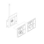 GEMINI CONCEALED FINISH ASSEMBLY, QUICK CONNECT, N2O