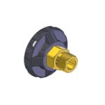 HANDTIGHT NUT / CGA 580 / BRASS / 3000 PSI