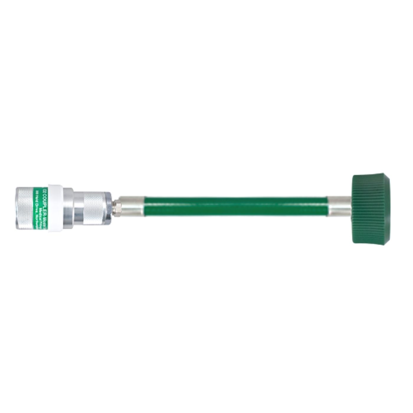 Medical Oxygen Hose Schrader Coupler by DISS Hand Tight 5 FT Medical Oxygen Hose Schrader Coupler by DISS Hand Tight 5 FT